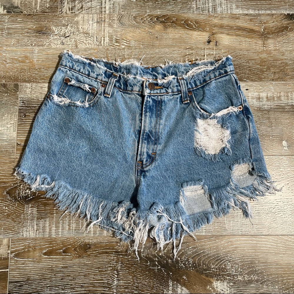 90s Jordache cut off shorts
